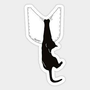 Cat Pocket Sticker